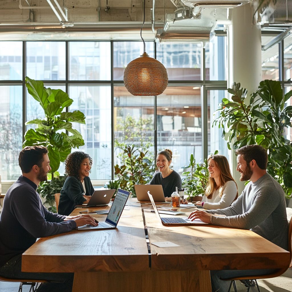 Workshop mit Menschen, die an Mindset-Übungen teilnehmen